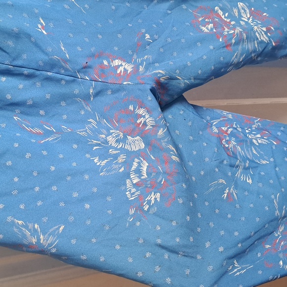 Size Medium Blue Jumpsuit - Made in Canada 1970's Vintage - Picture 6 of 7